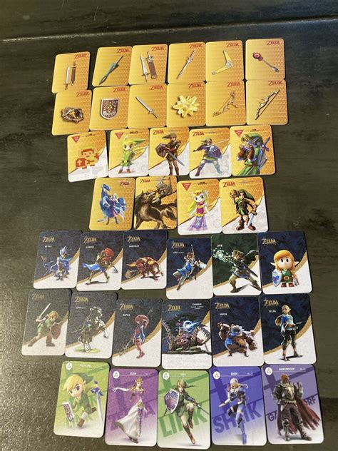 zelda nfc tag cards|Zelda amiibo cards full set.